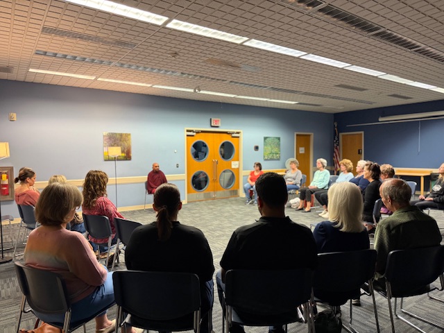 Meditation class at Philadelphia Meditation Center