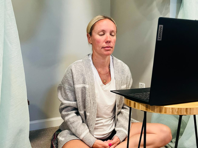Virtual meditation on Zoom